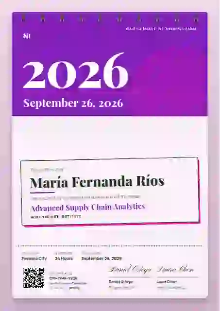 Wall Calendar Orchid No Month Grid course completion certificate template
