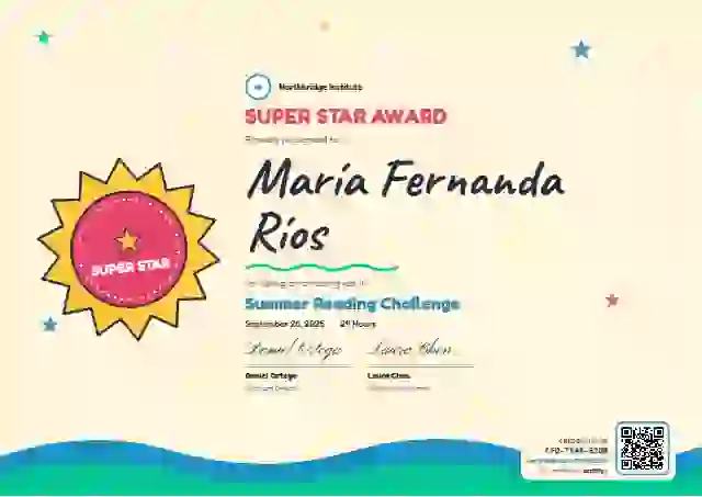 Kids Achievement school and kids certificate template