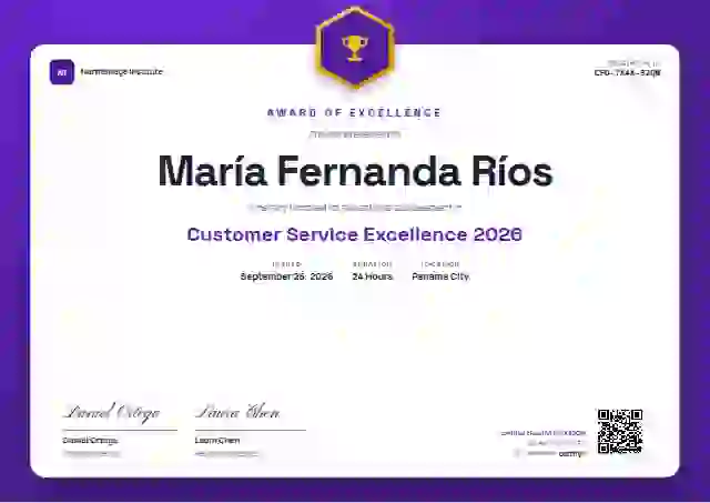 Icon Badge awards and achievement certificate template