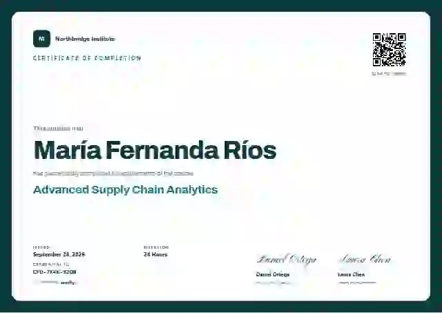 Vellum course completion certificate template
