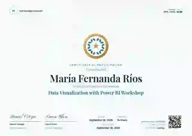 Medallion Teal webinar and workshop certificate template
