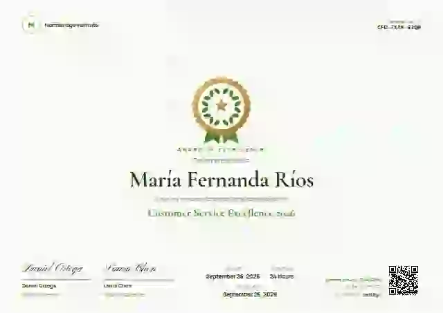 Medallion Olive awards and achievement certificate template
