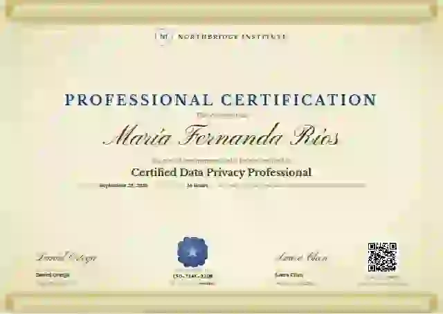 Scroll Parchment Ivory professional certification certificate template