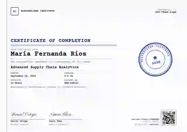 Rubber Stamp Navy Ink course completion certificate template