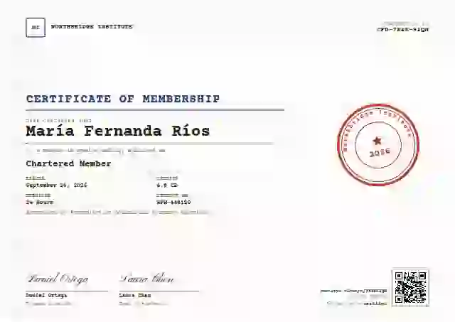 Rubber Stamp Red Ink Ruled membership certificate template
