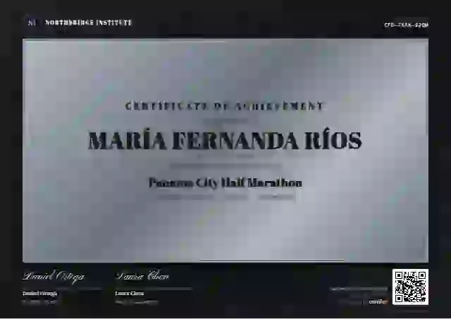 Award Plaque Silver sports certificate template