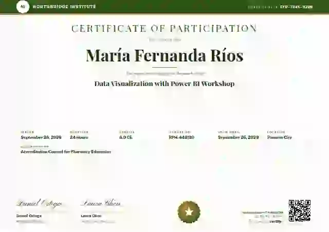 Diploma Subfields Olive webinar and workshop certificate template