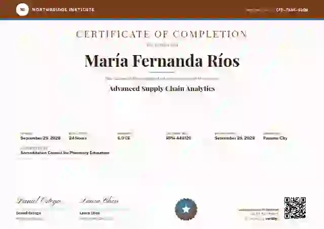 Diploma Subfields Copper course completion certificate template