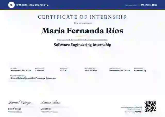 Diploma Subfields Navy No Seal internship certificate template