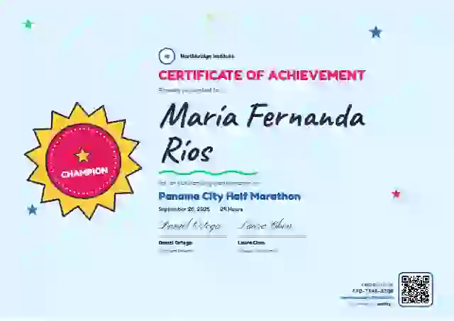 Kids Achievement Sky sports certificate template