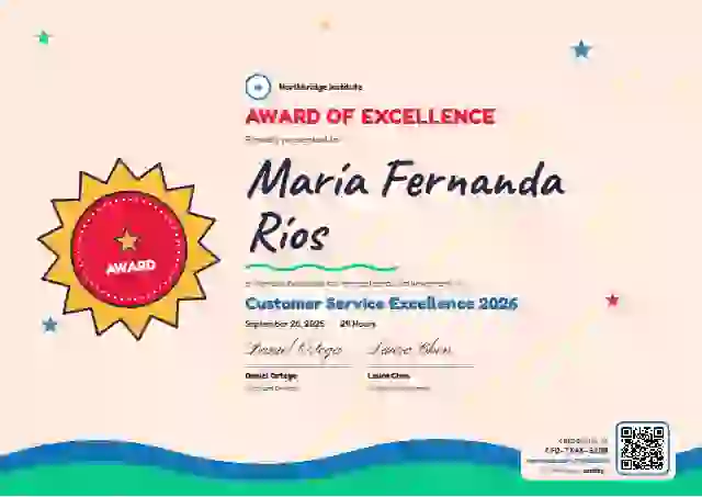 Kids Achievement Peach awards and achievement certificate template
