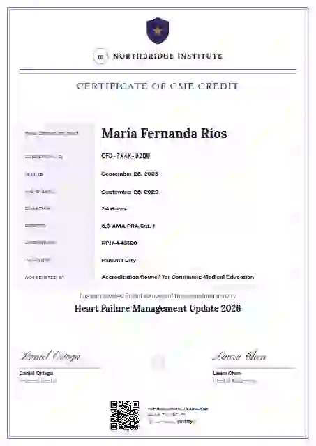Civic Ledger Indigo healthcare and cme certificate template