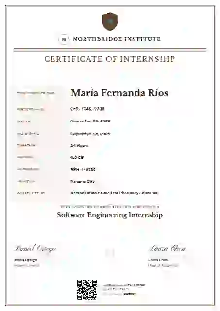Civic Ledger Copper internship certificate template