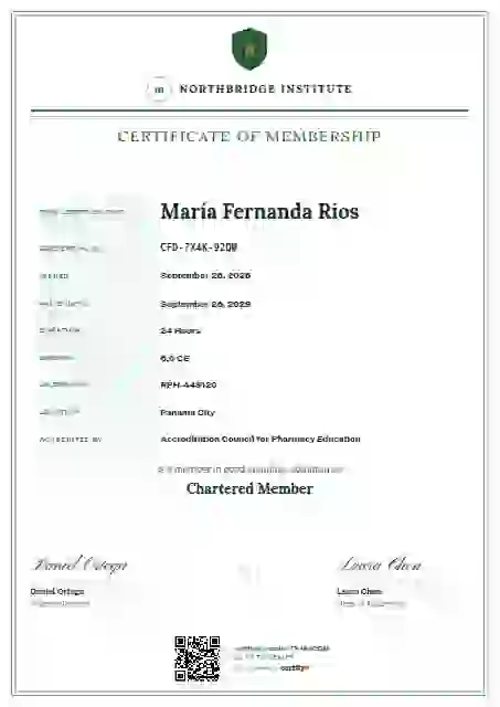 Civic Ledger Emerald membership certificate template