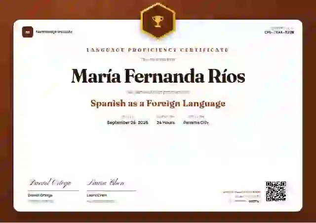Icon Badge Rust language proficiency certificate template