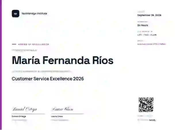 Modern Minimal Orchid awards and achievement certificate template