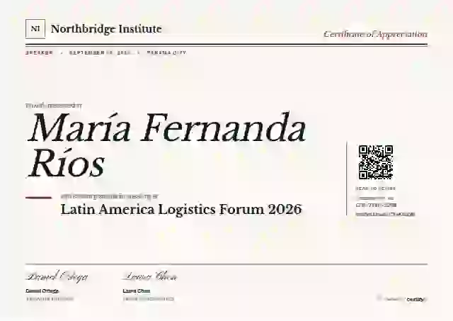 Editorial Serif Wine conference speaker certificate template