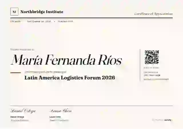 Editorial Serif Amber conference speaker certificate template