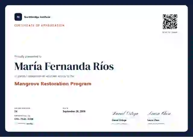 Saffron volunteer appreciation certificate template