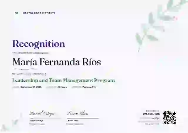 Botanical Iris latin america certificate template