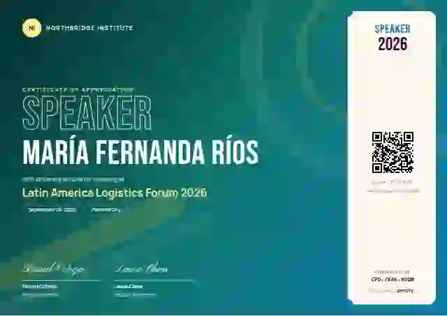 Festival Lagoon conference speaker certificate template
