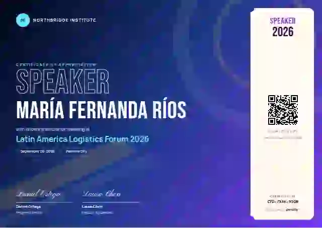 Festival Midnight conference speaker certificate template