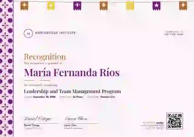 Latin Heritage Orchid latin america certificate template