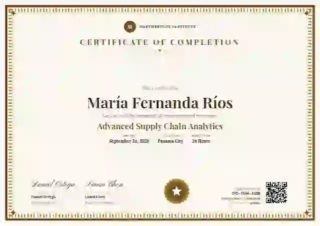 Double Frame Diploma Amber course completion certificate template