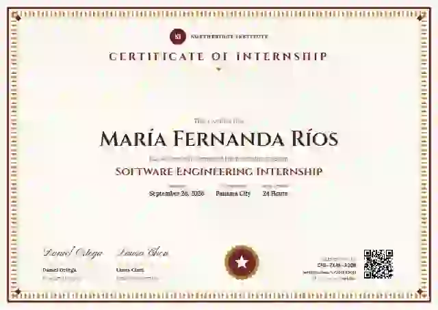 Double Frame Diploma Ruby internship certificate template