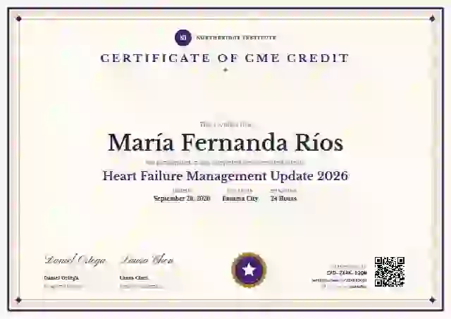 Plantilla de certificado Double Frame Diploma Violet de salud y educación médica continua