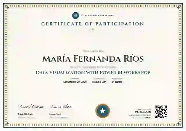 Plantilla de certificado Double Frame Diploma Cerulean de webinar y taller