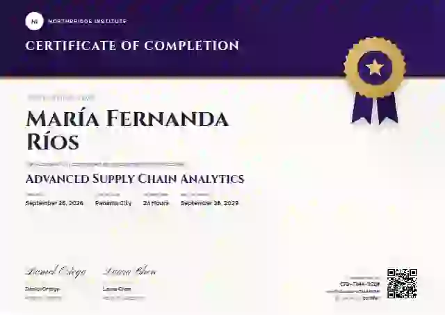 Seal Masthead Violet course completion certificate template