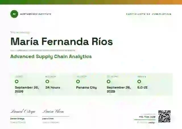 Training Timeline Fern course completion certificate template