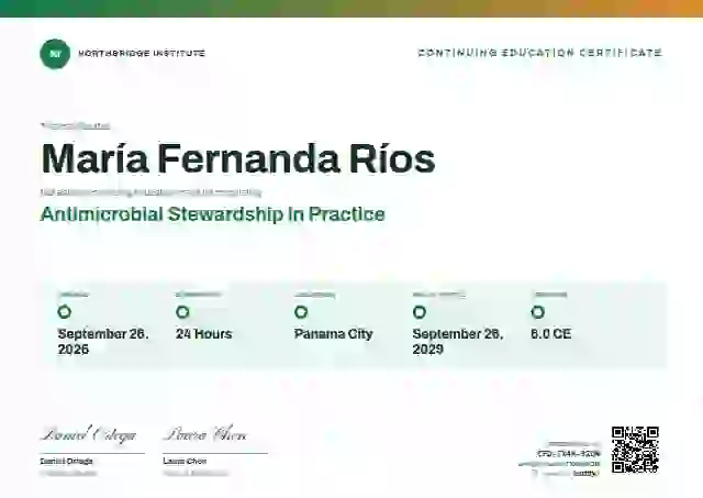Plantilla de certificado Training Timeline Jade de educación continua