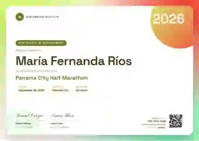 Plantilla de certificado Aurora Gradient Lime de deportes