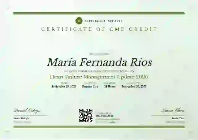 Plantilla de certificado Letterpress Lime de salud y educación médica continua