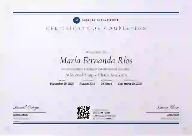Plantilla de certificado Letterpress Azure de finalización de curso