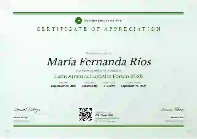 Plantilla de certificado Letterpress Fern de ponente de conferencia