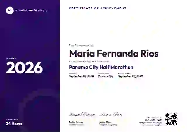 Plantilla de certificado Level Ladder Violet de deportes