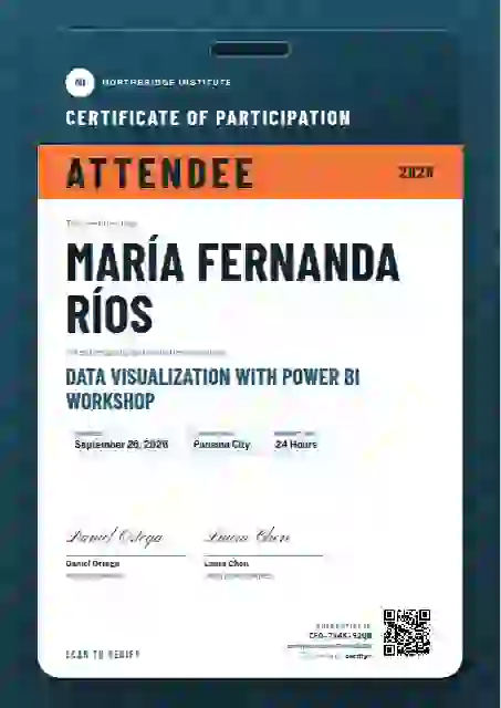 Plantilla de certificado Speaker Pass Cerulean de webinar y taller