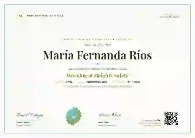 Plantilla de certificado Classic Seal Lime de cumplimiento y seguridad
