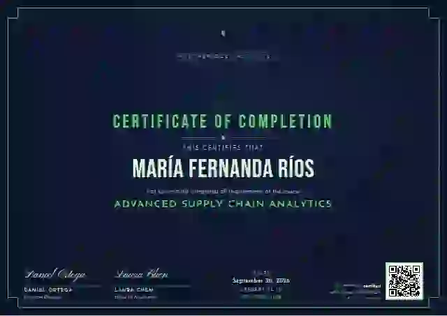 Plantilla de certificado Art Deco Meadow de finalización de curso