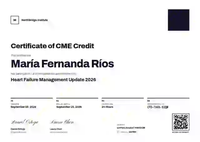 Plantilla de certificado Swiss Grid Ultramarine de salud y educación médica continua