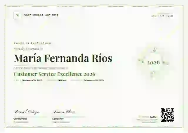 Plantilla de certificado Guilloche Fern de premios y logros