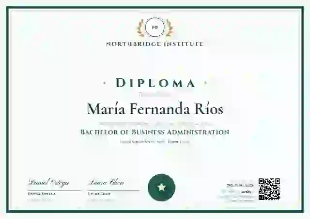 Plantilla de certificado Academic Crest Seafoam de diploma académico
