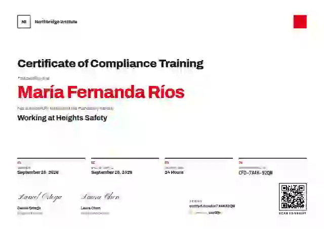 Swiss Grid compliance and safety certificate template
