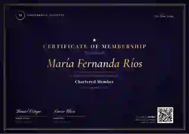 Plantilla de certificado Luxury Foil Violet de membresía