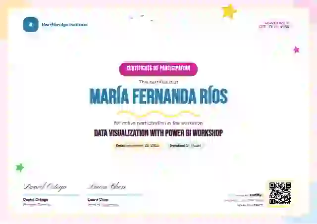 Plantilla de certificado Playful Magenta de webinar y taller