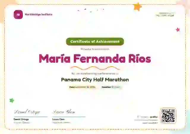 Plantilla de certificado Playful Deep Lime de deportes