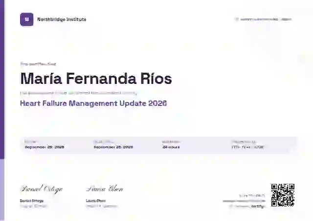 Plantilla de certificado Corporate Clean Violet de salud y educación médica continua